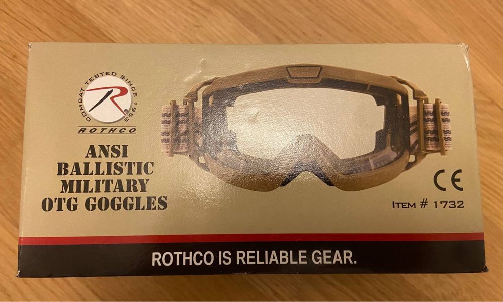 Тактичні/балістичні окуляри Rothco Ballistic Military Otg Goggles