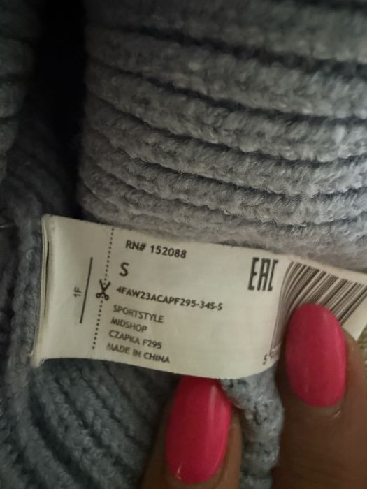 Czapka zimowa 4f fiolet niebieska pakiet