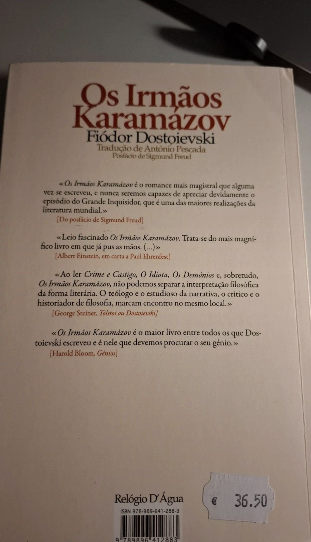 Os irmãos Karamazov, de Fiodor Dostoievski