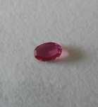 Rubi Natural Certificado.  0.35 ct