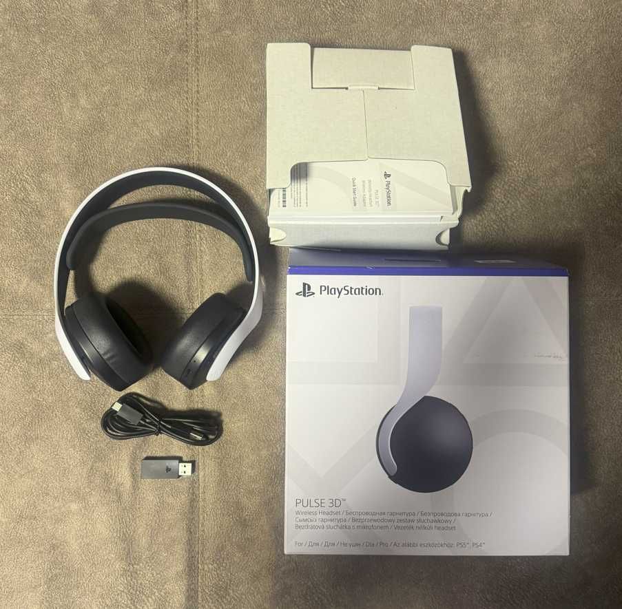 Наушники Sony PlayStation 5 Pulse 3D Wireless Headset White (Open Box)