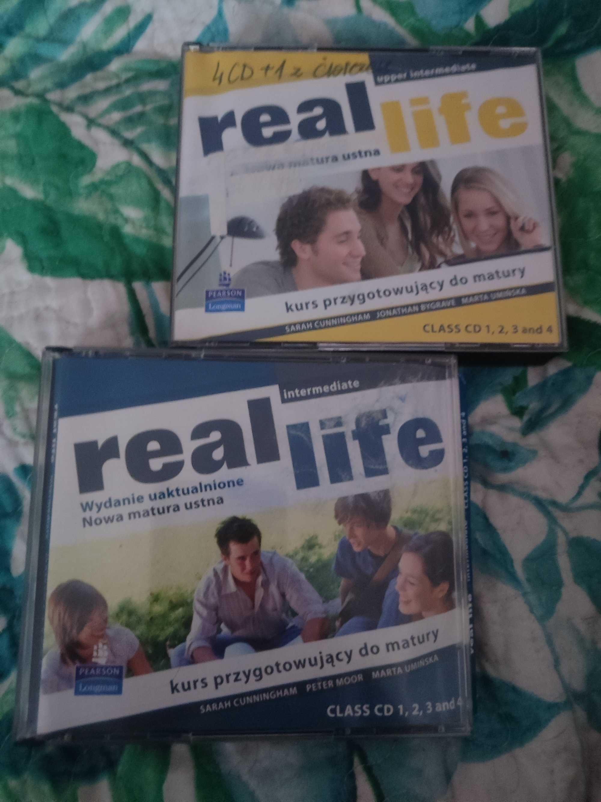 Real Life ż podręcznik i ćwiczenia CD płyty+ gratis blue podrecznik