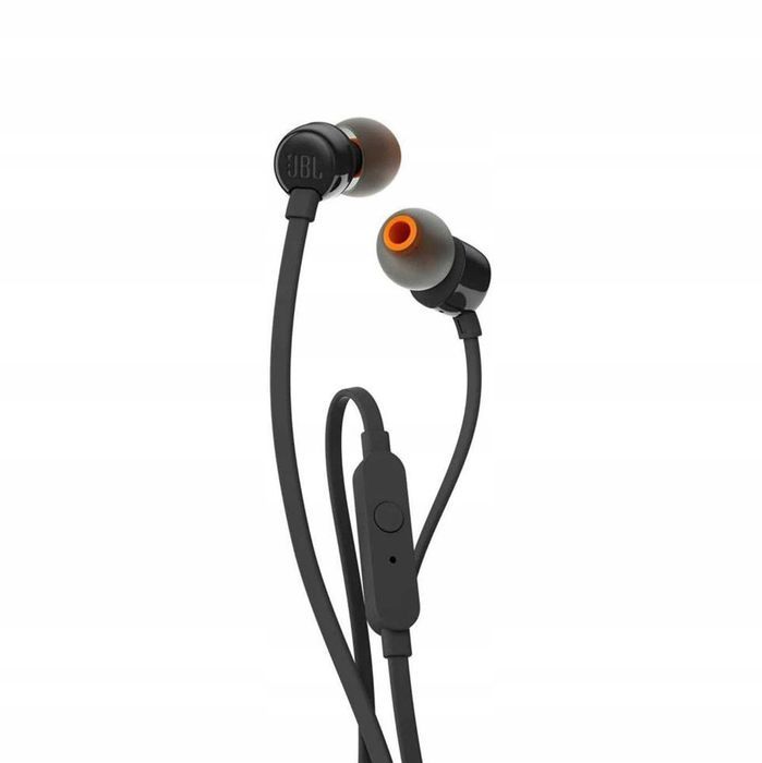 słuchawki jbl tune 110 dokanałowe mini jack 3.5mm przewodowe czarne