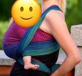 Chusta tkana EverySlings BabyHeart Beautyberry. 460 cm.