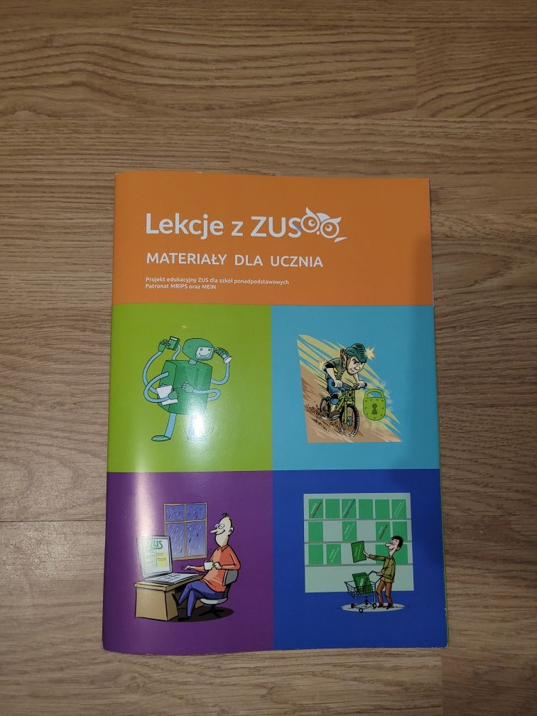 Materiały edukacyjne "Lekcje z ZUS"