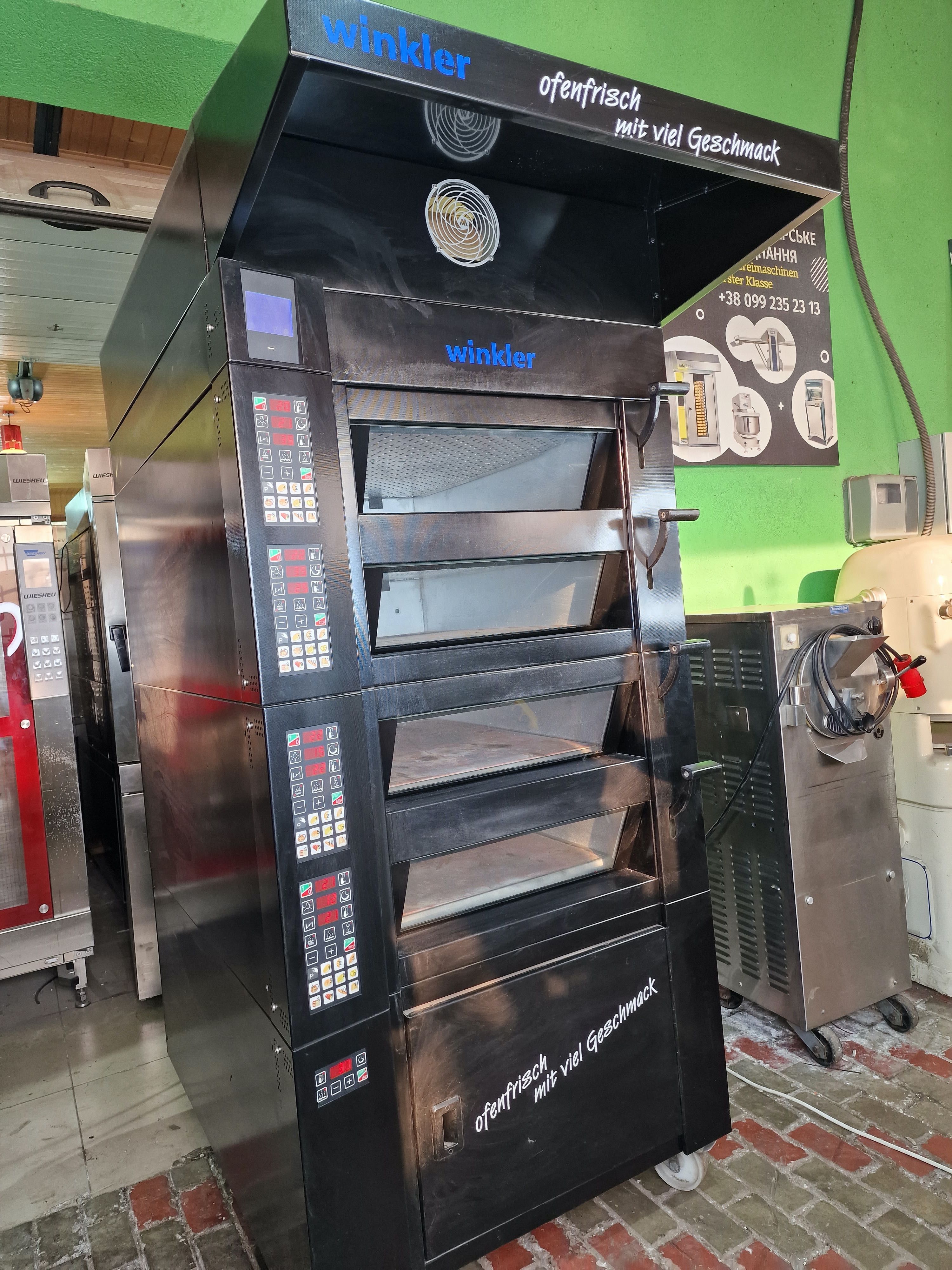 Подова Піч Печь Хлібопiч Winkler подовая на камне + расстой 60-80 NEU