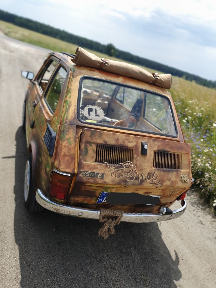Fiat 126p maluch cabrio bosmal rost jedyny w swoim rodzaju