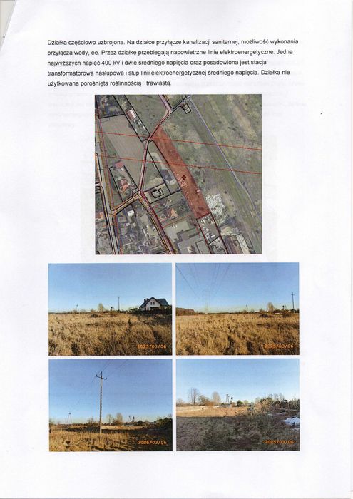 Sprzedam działkę budowlaną w Golinie, pow. koniński