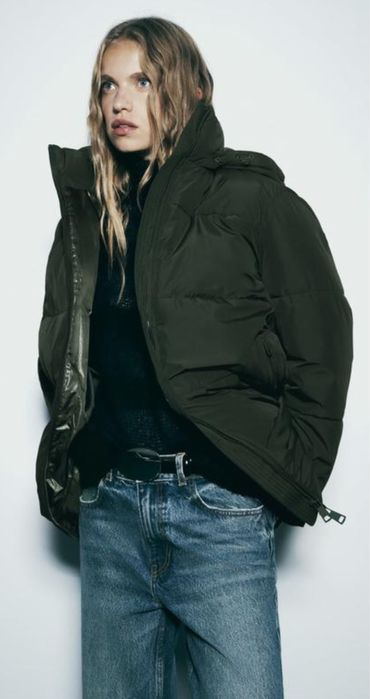 Пуховик oversize Zara (S,M,L)