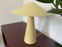 Metalowa Lampa Stołowa Grzybek Żółta