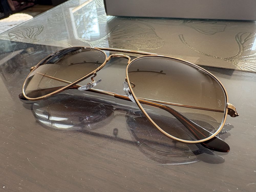 Okulary Ray Ban damskie zlote oryginalne nowe
