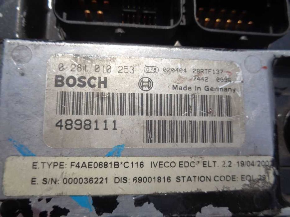 IVECO EUROCARGO TECTOR 4-cyl New Holland Sterownik EDC Silnika ECU