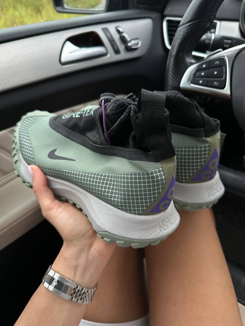 р41-45 Кросівки Nike ACG Mountain Fly Gore-Tex Green Black