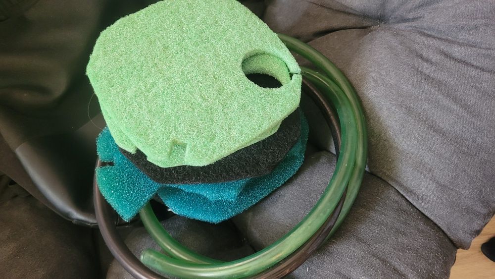 Filtr kubełkowy do akwarium 400l/h + gratisy