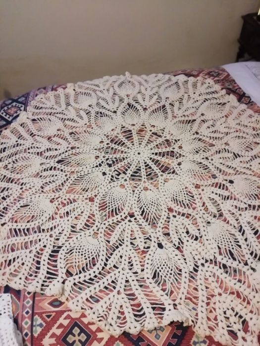 Toalha renda redonda