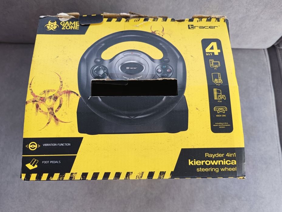 Kierownica TRACER Rayder 4 in 1 PC/PS3/PS4/Xone