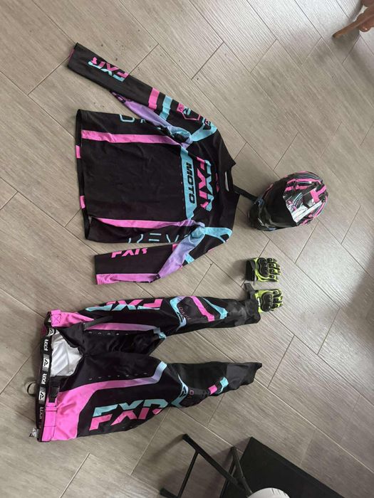 Komplet enduro raz uzyty