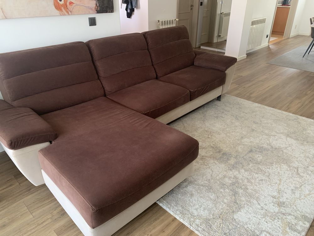 Sofá com Chaise Loungue - 3 metros