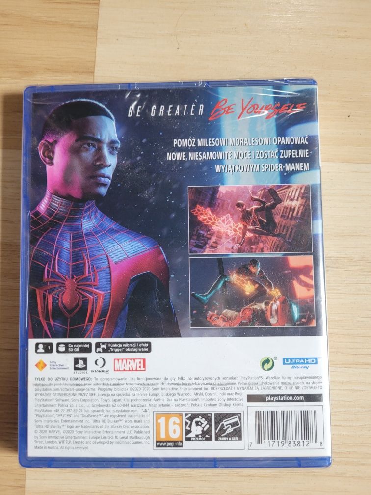 Spider-Man miles morales PS5 folia