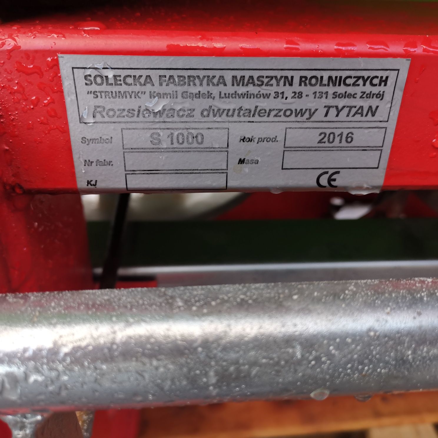 Rozsiewacz nawozów Strumyk S1000