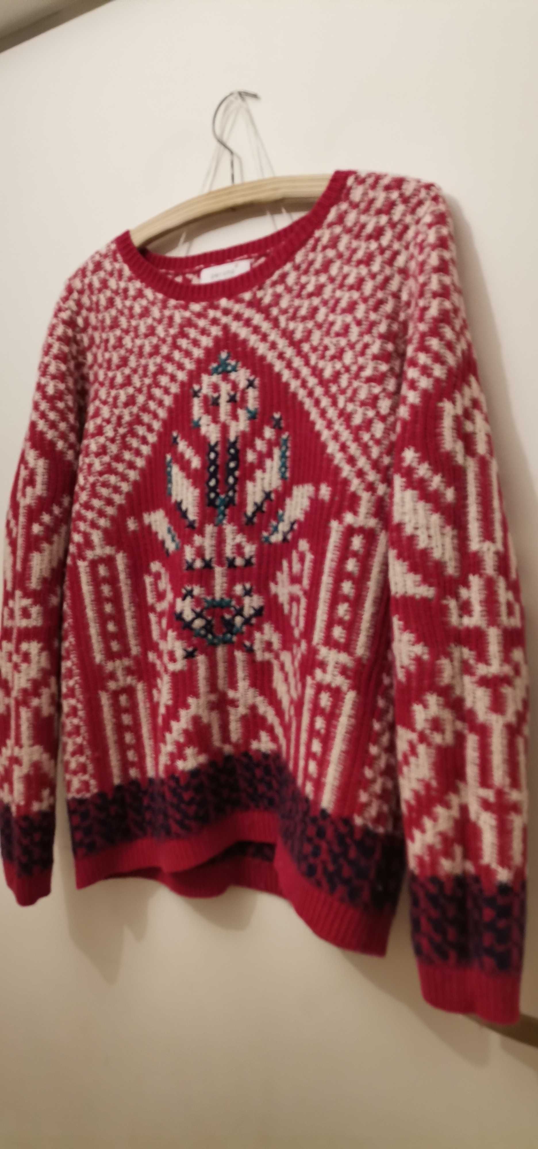 Sweter zimowy vintage rozmiar 38