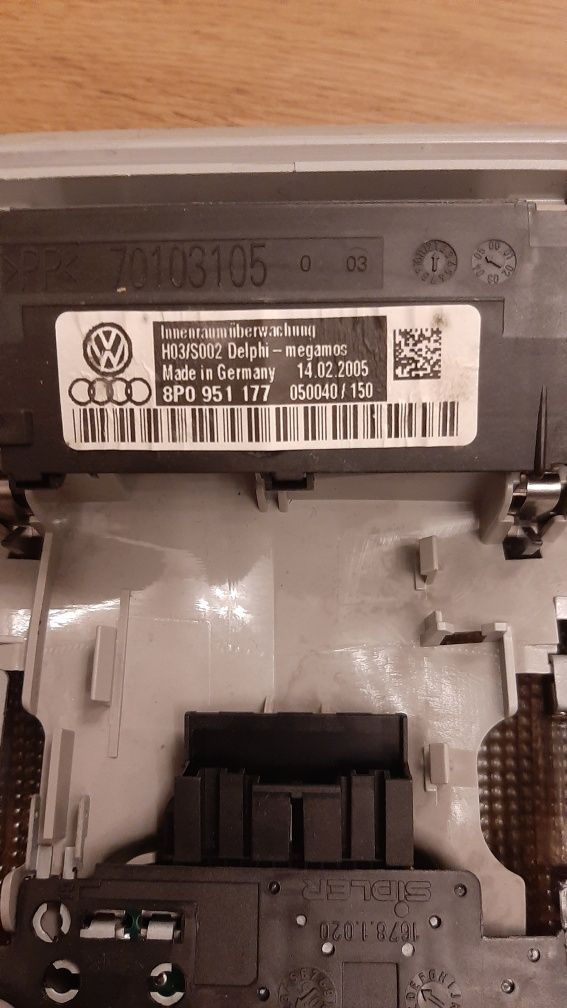 Audi a3 8p lampka podsufitki, ambilight