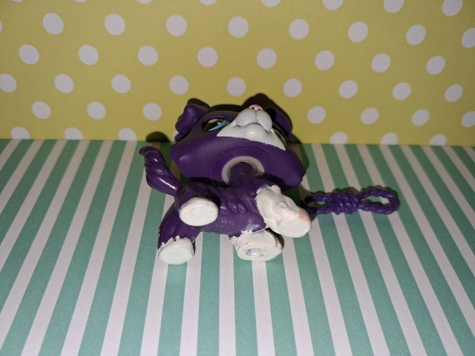 Littlest Pet Shop LPS unikatowy pies Collie #1676 pop