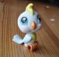 autentyczny LPS littlest pet shop #59 cockatoo papuga kakadu