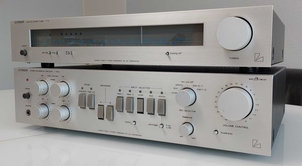 Усилитель Luxman L-116A + Тюнер Luxman T111