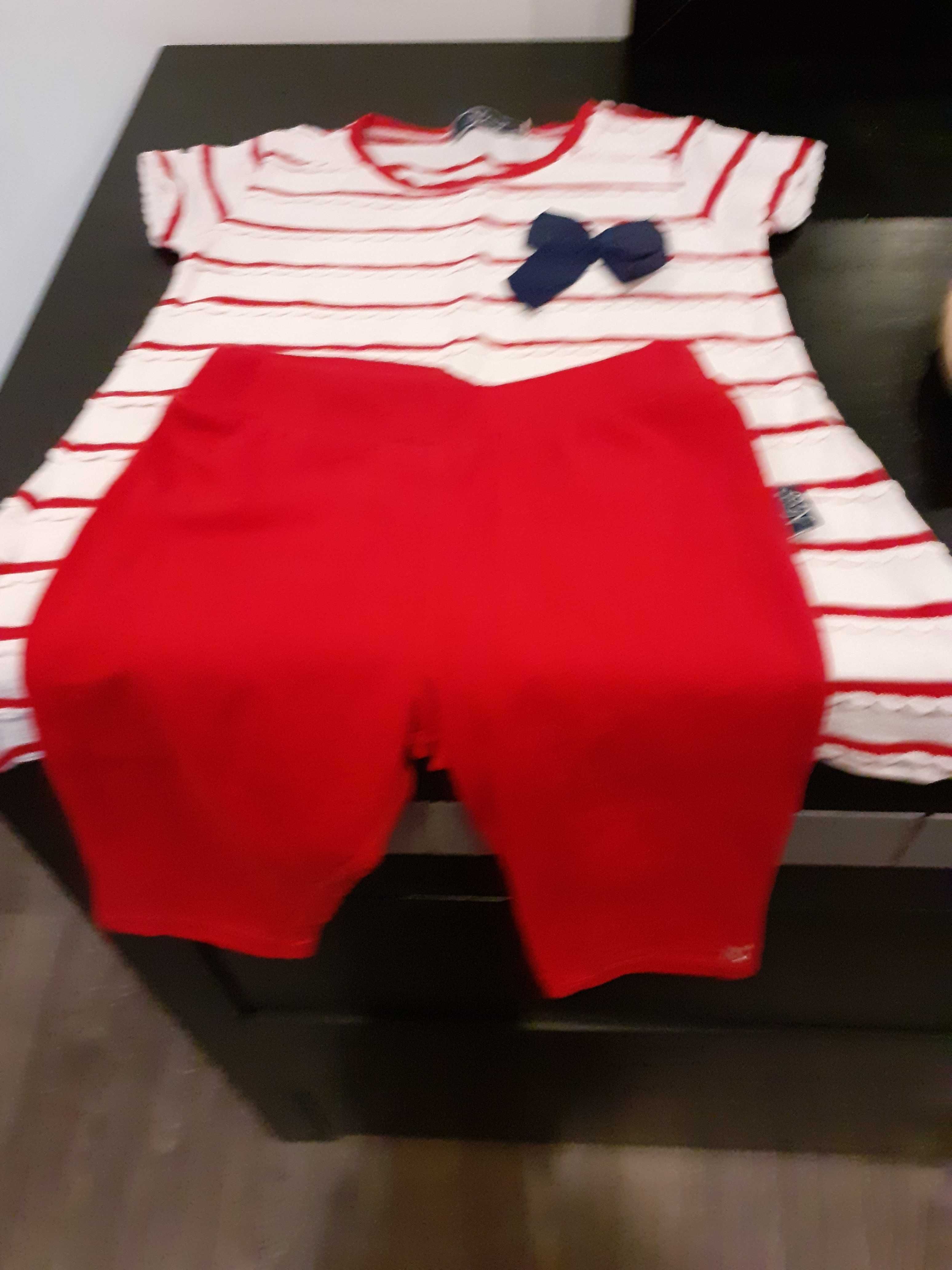 Conjunto leggins e t-shirt 2 anos