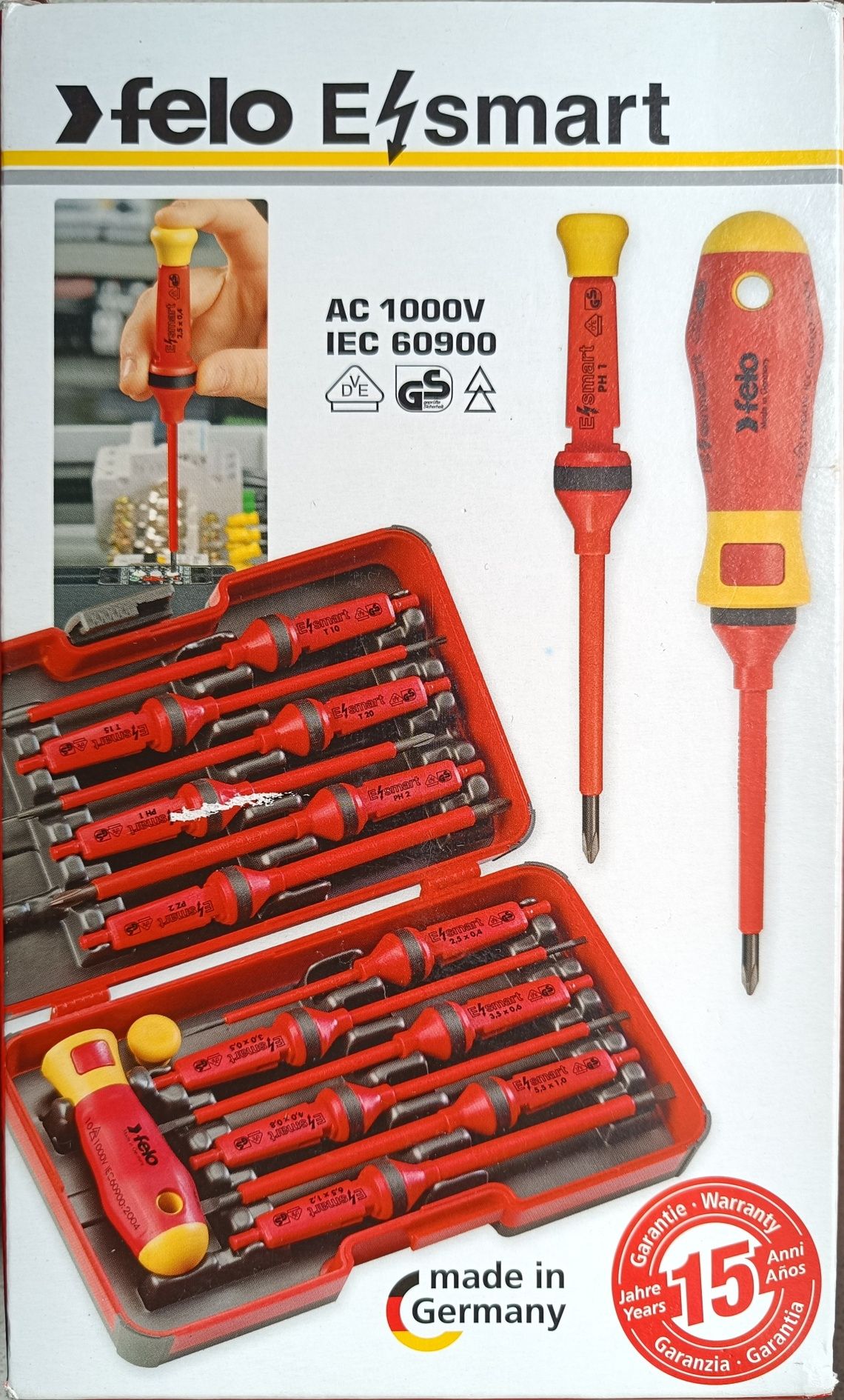 Wkrętaki izolowane FELO VDE AC 1000V