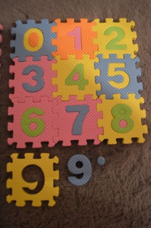 Puzzle dywan piankowe edukacyjne