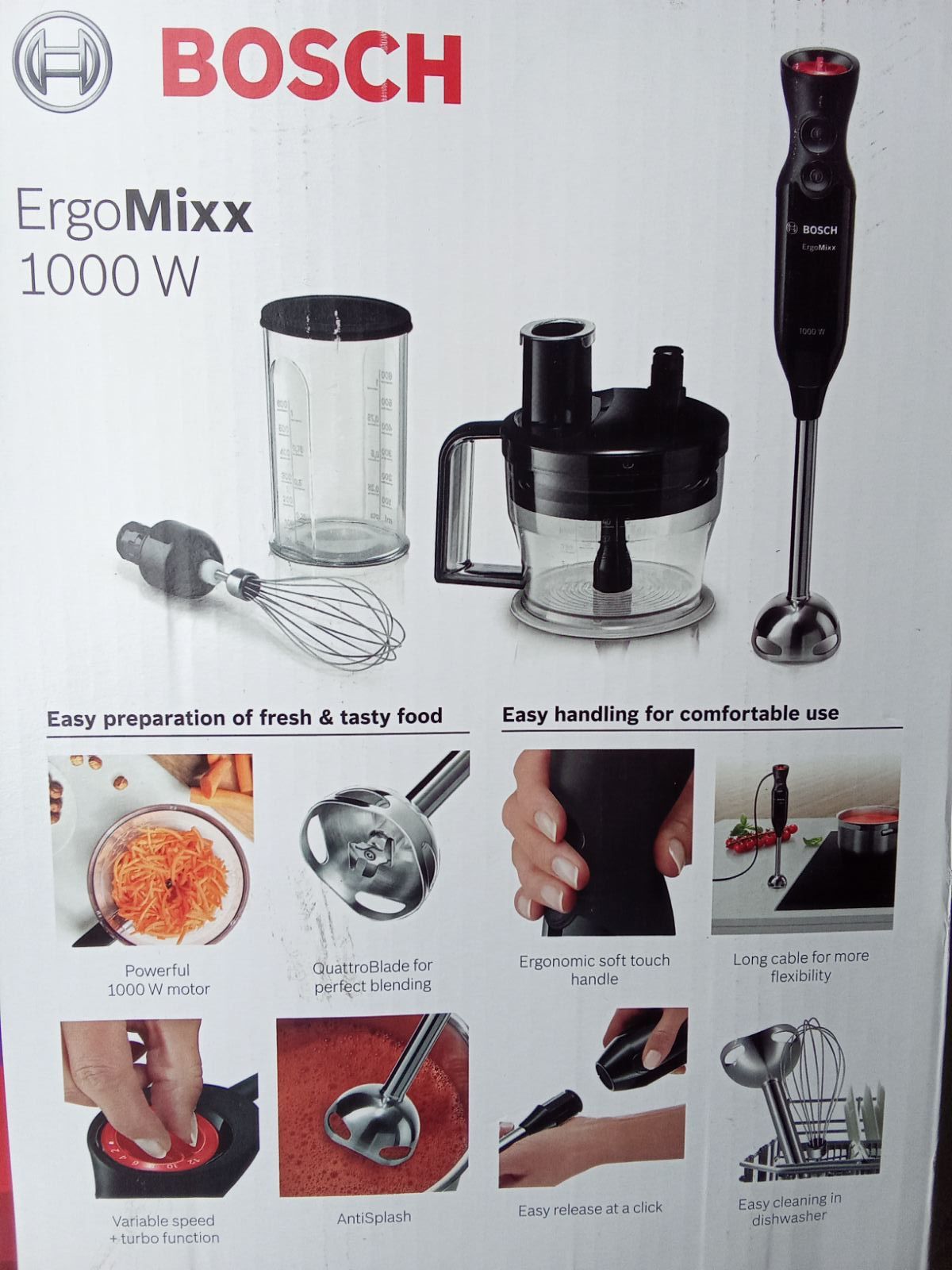 Блендер Bosch ergomixx 1000w запчастини вживаний