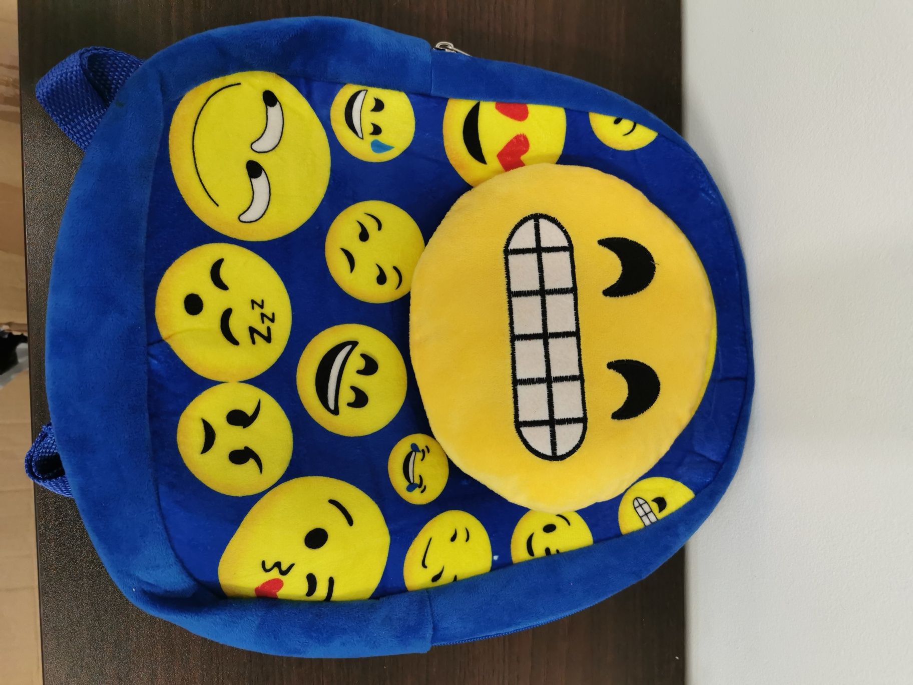 Plecak Emoji niebieski