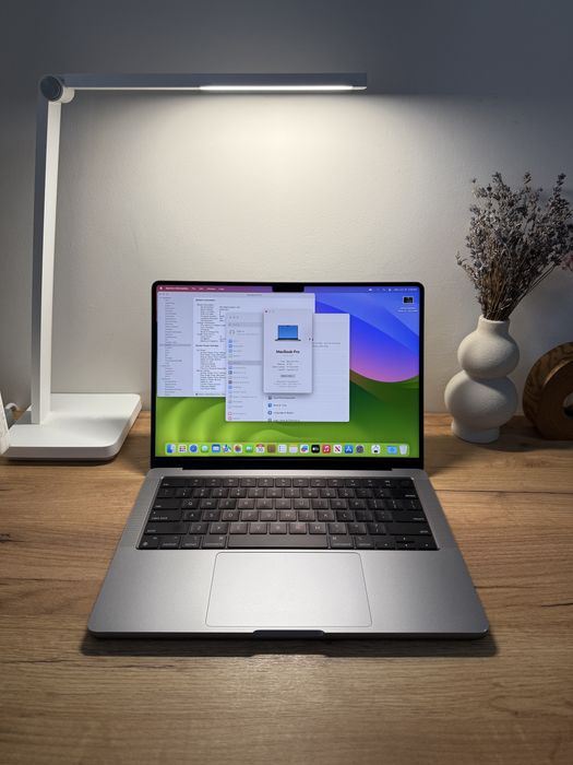 MacBook Pro 14 2021 32GB 1TB Space 90%
