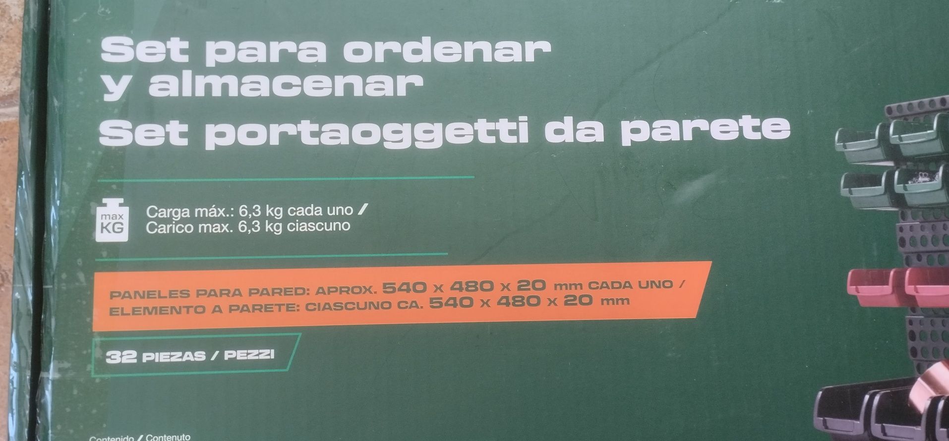 Sistema de arrumação e organização Parkside
