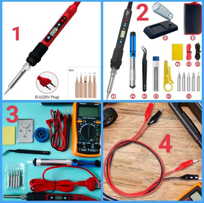 Набор для пайки. Паяльный набор. Паяльник.