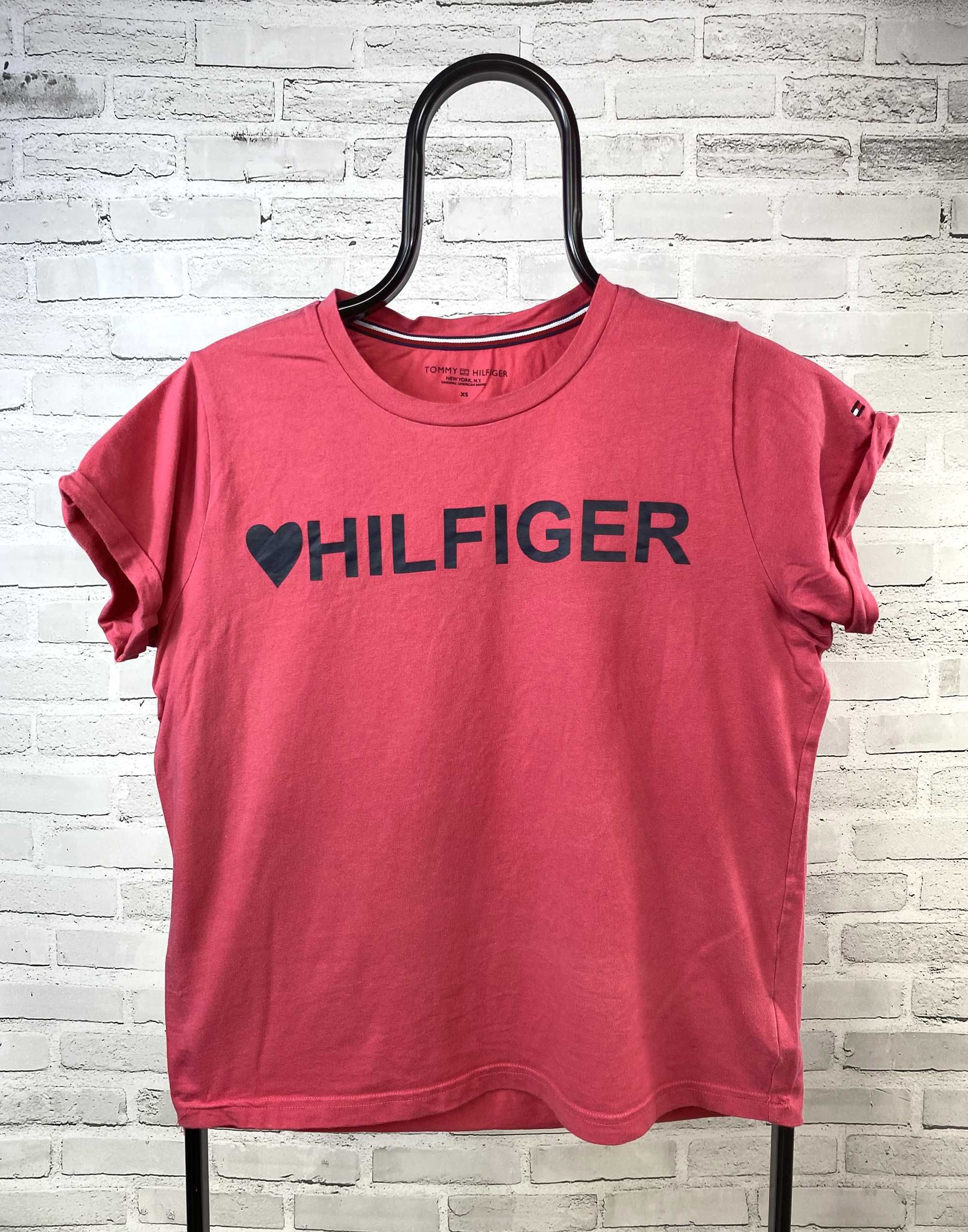 TOMMY HILFIGER T-Shirt Koszulka Damska Bawełniana Nowy Model_XS_S_