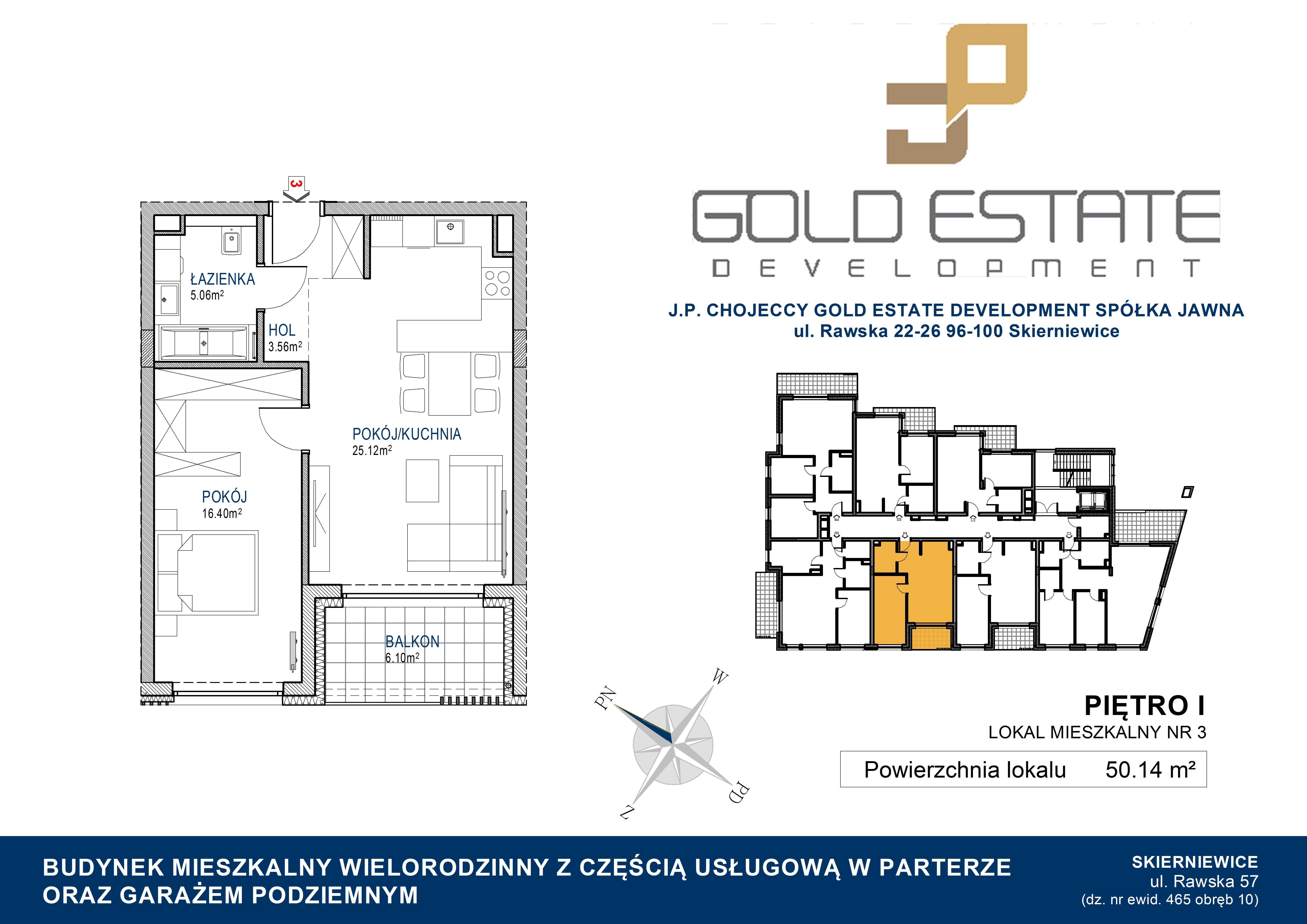 2-pokojowe mieszkanie 50,14 m² 546 526 zł 10 900 zł/m²