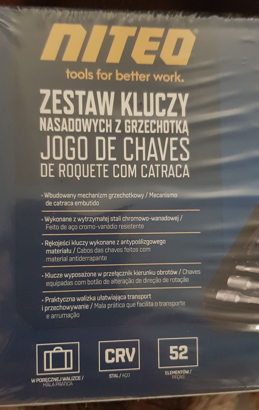 Zestaw kluczy nasadowych z grzechotką