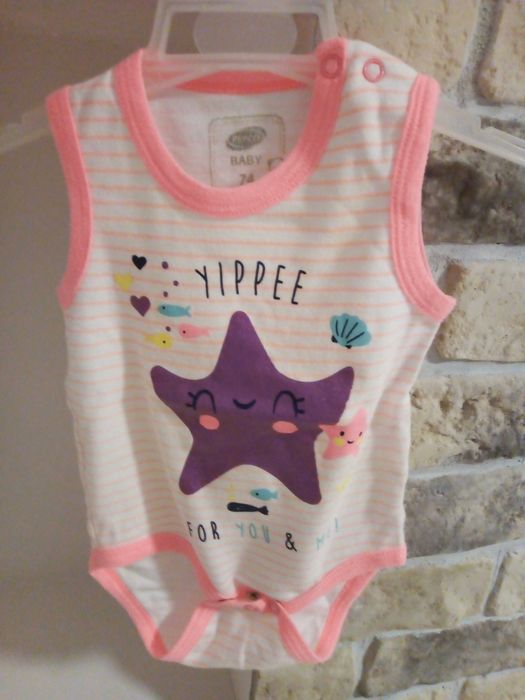 Body bawełniane dla dziewczynki firmy Pepco