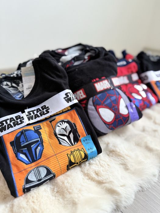 Піжама тепла Primark фліс Star wars Marvel 104 110 116 122 128 134 140