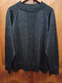 Чёрный нарядный свитер