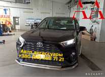 Кенгурятник Toyota Rav-4 2019+ Защита бампера Нержавейка Хром Тюнинг