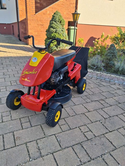 Traktorek Skuterek WOLF Garten silnik Formuła 6 KM  OHV+ kosz