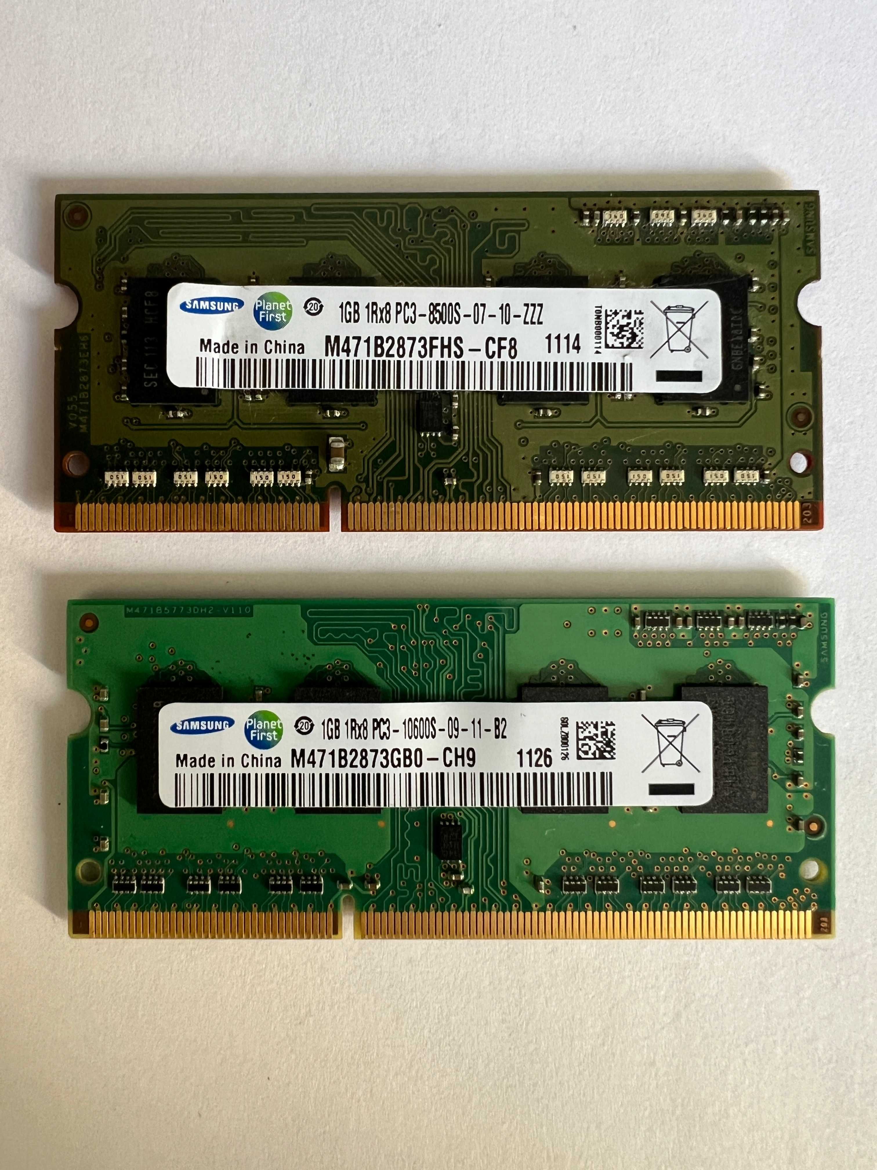 Оперативна пам'ять DDR3 1GB для Ноутбука