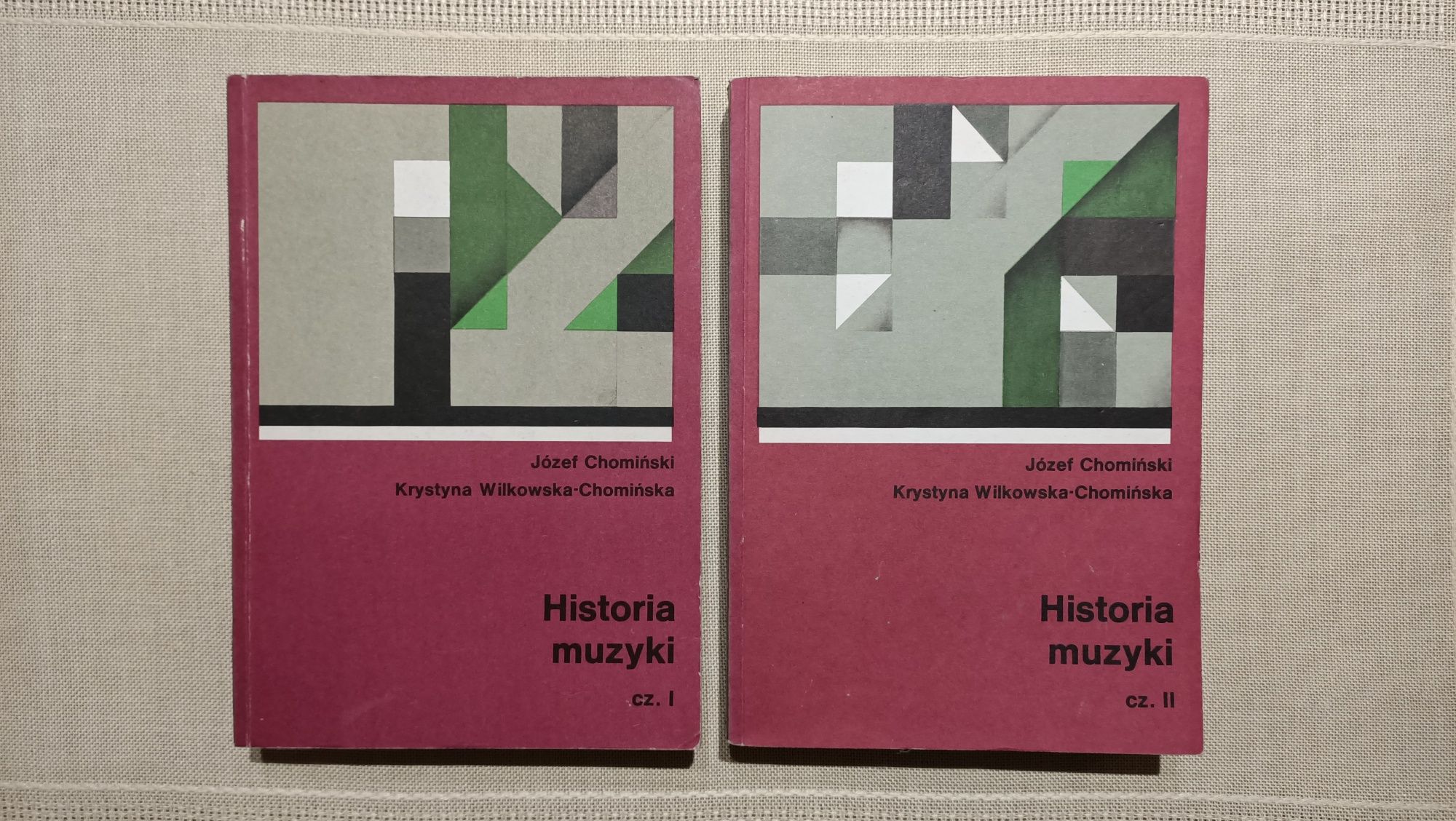 Książka: Historia muzyki Cz.1-2 J. Chomiński, K. Wilkowska-Chomińska