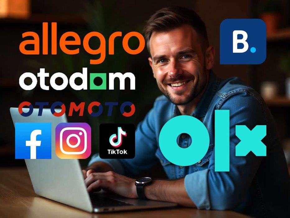 Wystawianie Pozycjonowanie Ogłoszeń Ofert OLX Allegro Otodom Booking