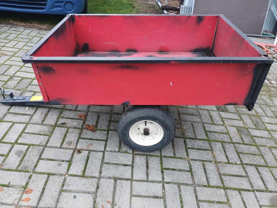 Przyczepka do traktorka kosiarki Quda Agri Fab