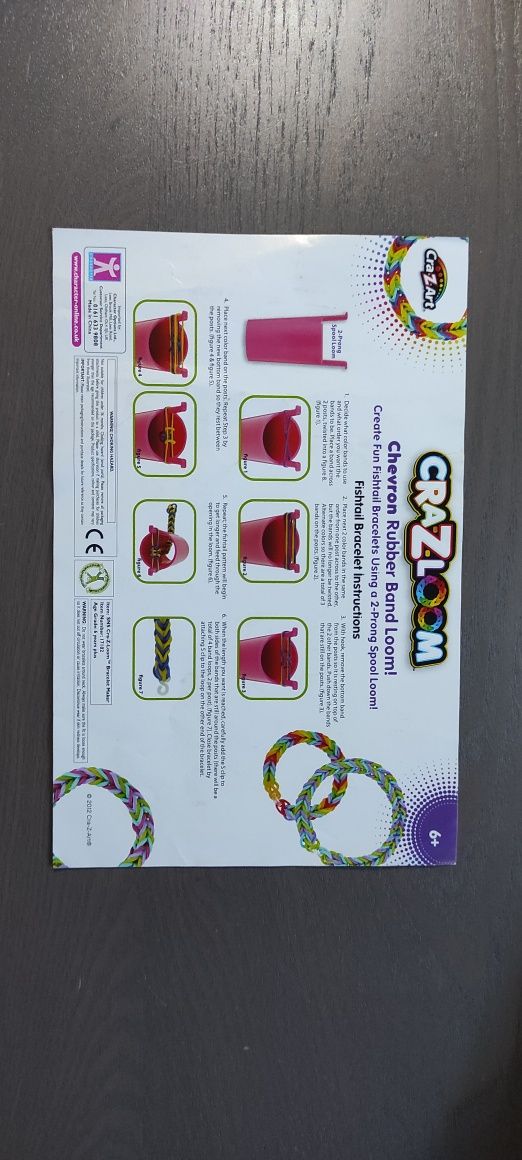 Zestaw do robienia bransoletek bracelet maker Cra-Z-Loom gumki